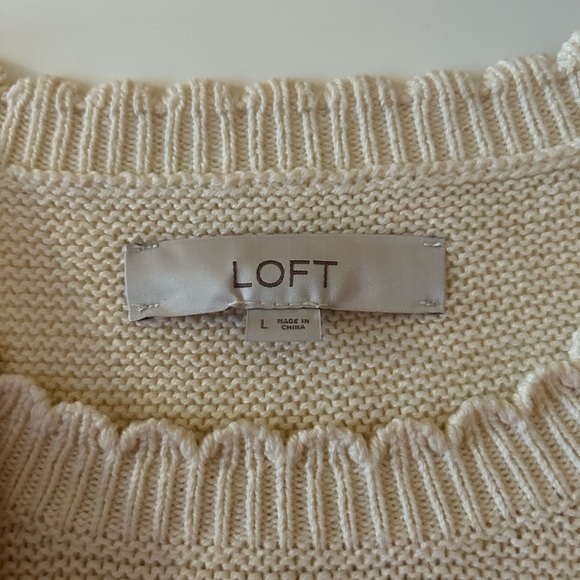 Loft multi color sweater, size L - Picture 2 of 5